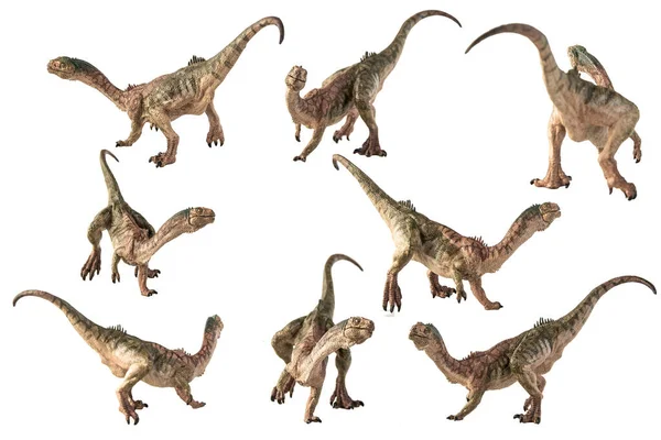 Chilesaurus Dinosaur Белом Фоне — стоковое фото