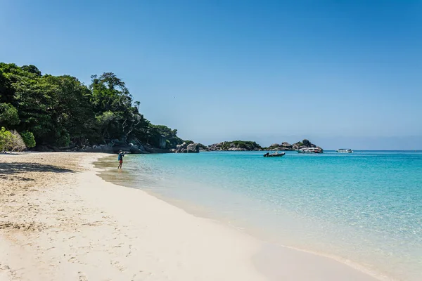 Krásná Pláž Moře Koh Miang Ostrov Similan Národní Park Phang — Stock fotografie