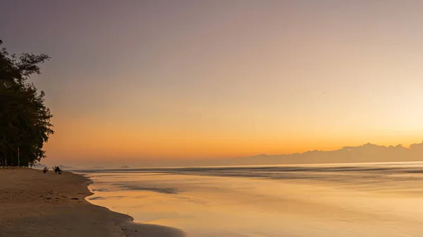 Ήλιος Και Θάλασσα Ηλιοβασίλεμα Φόντο Σύνθεση Της Φύσης — Φωτογραφία Αρχείου