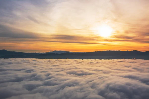 Betong Yala Tailandia 2020 Talay Mok Aiyoeweng Skywalk Mirador Niebla — Foto de Stock