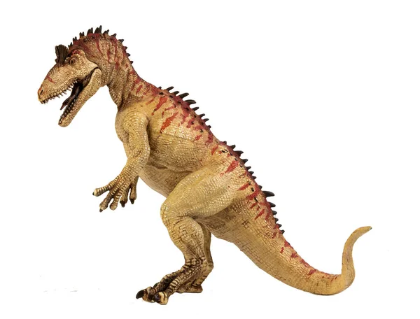 Cryolophosaurus Dinozor Arka Planda Izole — Stok fotoğraf