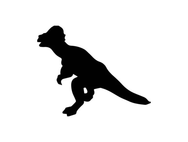 孤立した背景を持つ恐竜パキスリノサウルス — ストックベクタ