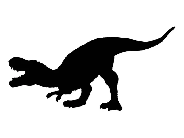 Tyrannosaurus Rex Dinosauro Sfondo Isolato — Vettoriale Stock
