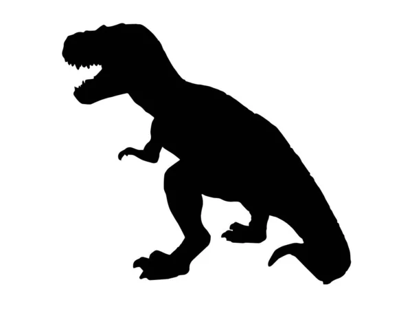 Tyrannosaurus Rex Δεινόσαυρος Απομονωμένο Φόντο — Διανυσματικό Αρχείο