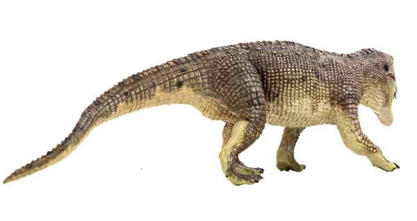 Postosuchus Dinozaur Izolowanym Tle — Zdjęcie stockowe