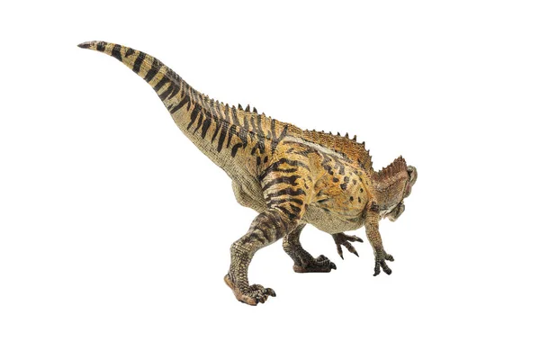 Acrocanthosaurus Dinosaur Witte Achtergrond — Stockfoto