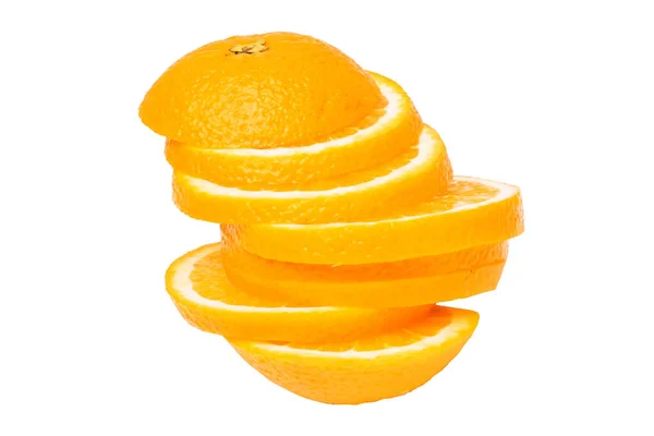 Fruits Orange Sur Fond Blanc — Photo