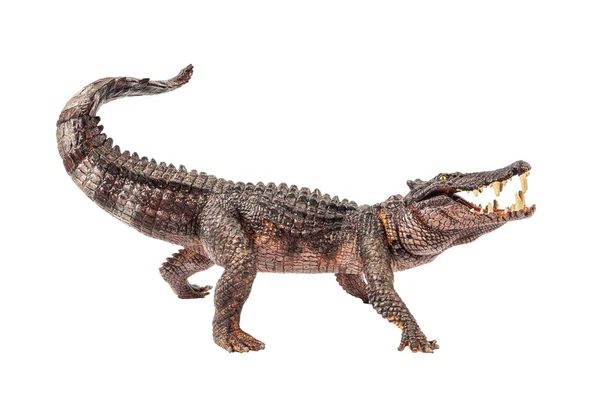 Kaprosuchus Dinossauro Sobre Fundo Branco — Fotografia de Stock