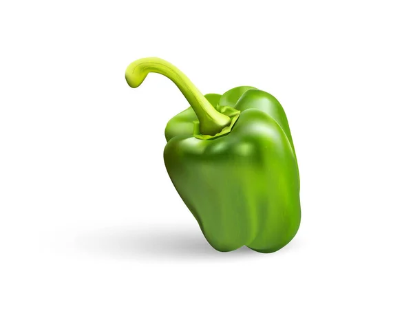 Paprika Gemüse Isoliert Vektor Illustrationen — Stockvektor