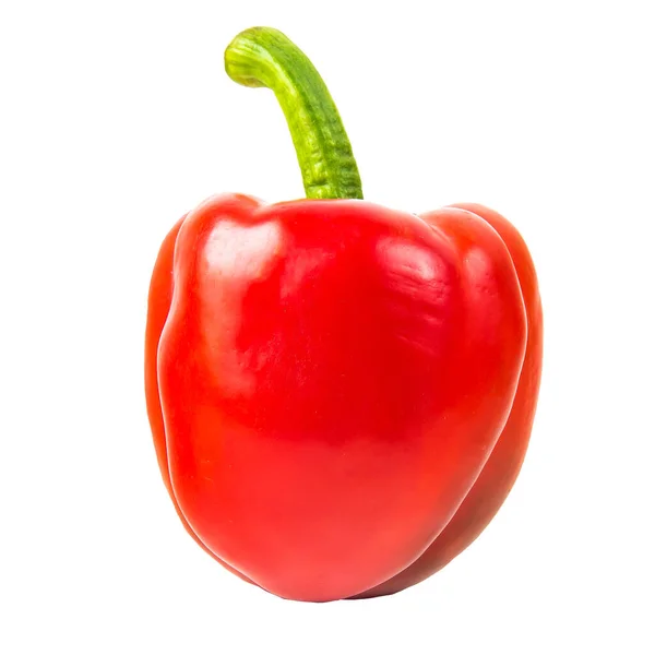 Bell Pepper Isolated White Background Clipping Path — Stockfoto