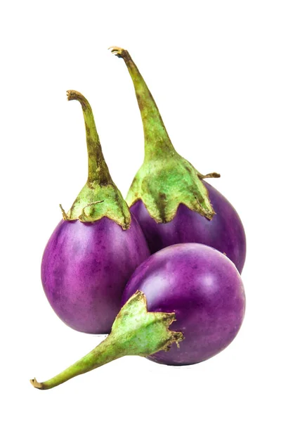 Eggplant Isolated Background Clipping Path — ストック写真