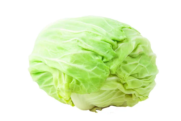 Cabbage Isolated Background Clipping Path — Stock Photo, Image