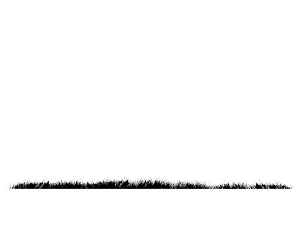 Herbe Silhouette Paysage Bannières Prairies Ondulées Avec Herbe — Image vectorielle