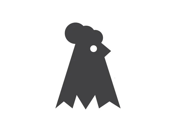 Векторный Шаблон Логотипа Петуха — стоковый вектор