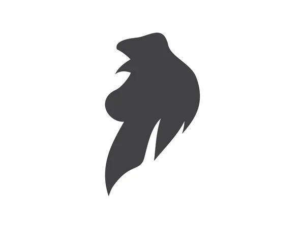 Chicken Logo Rooster Logo Icon Vector Template — Stockvektor