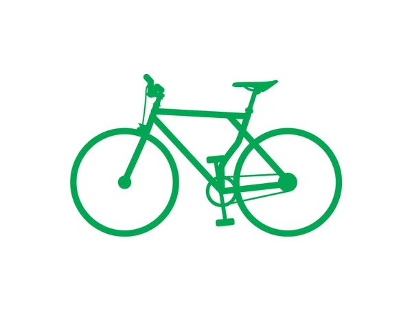 Icono Bicicleta Sobre Fondo Aislado — Vector de stock