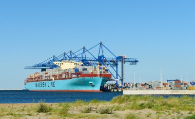 Maersk Elba in DCT Gdansk clipart