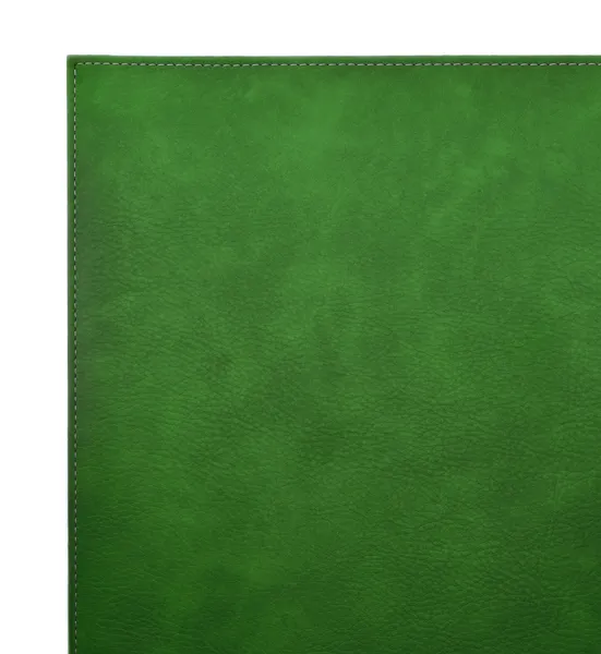 Couverture en cuir vert du livre — Photo