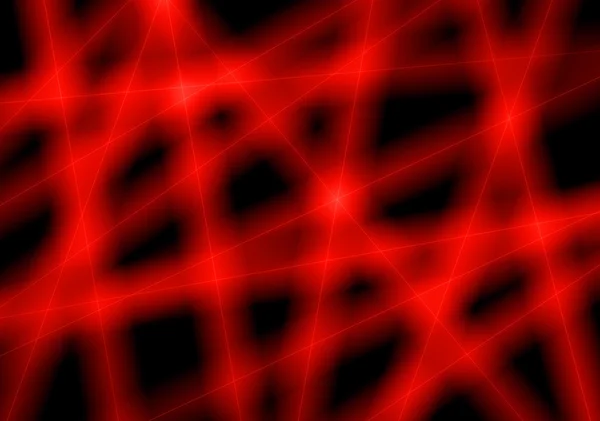 Rött ljus strålar — Stockfoto
