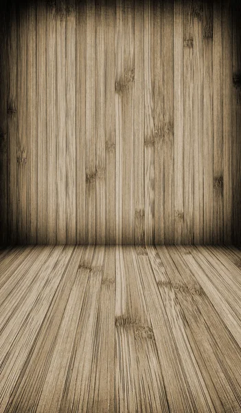 Wooden wall and floor background Royalty Free Stock Images