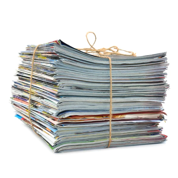 Pile of magazines — Stock Photo, Image