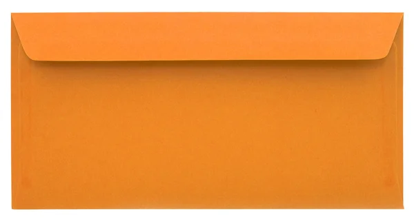 Orangen Umschlag isoliert — Stockfoto