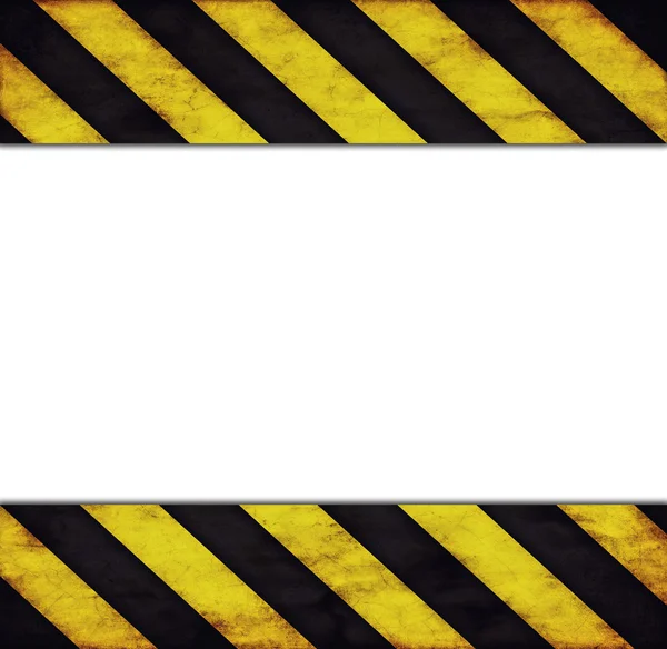 Frame with warning stripes — Stock Photo, Image