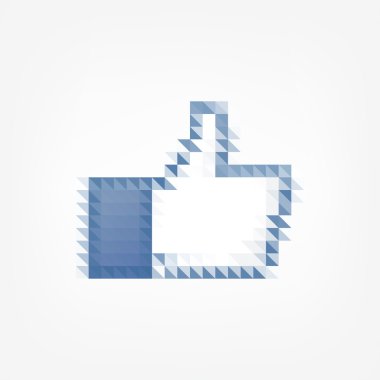 piksel başparmak yukarı simgesi