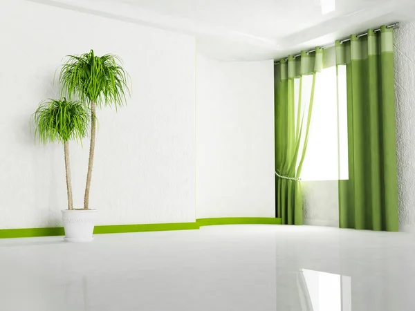 A window and a plant — Stock Photo, Image