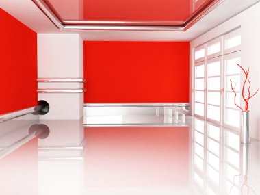 yaratıcı bir duvar ve bir pencere