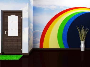 güzel bir oda kapı