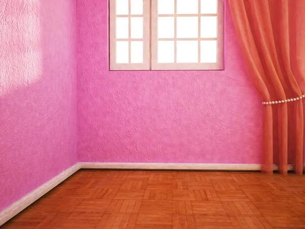 Empty room with the window — Stock Photo, Image