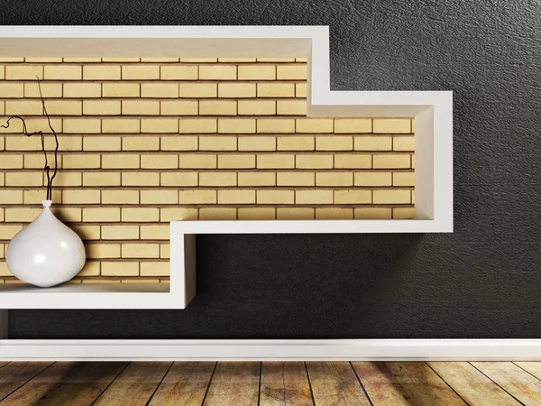 Shelf on the wall — Stock Photo, Image