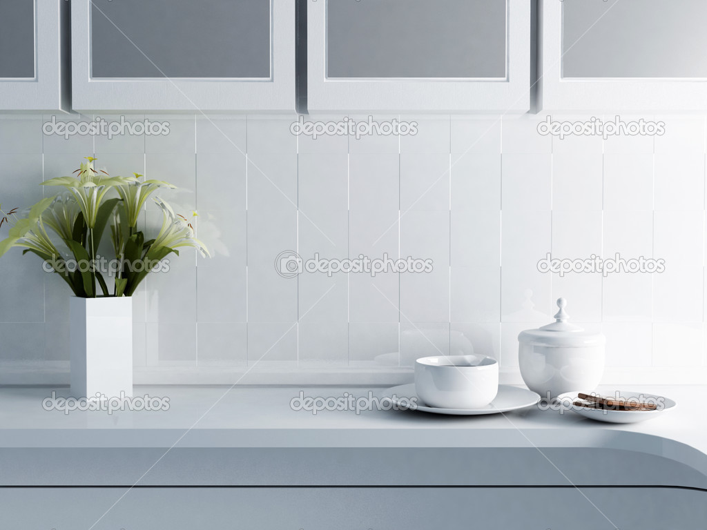 a part of kitchen interior