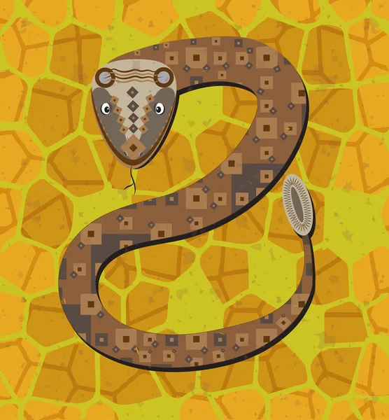 Rattlesnake — Stock Vector