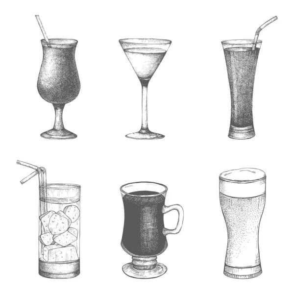 Set di cocktail — Vettoriale Stock