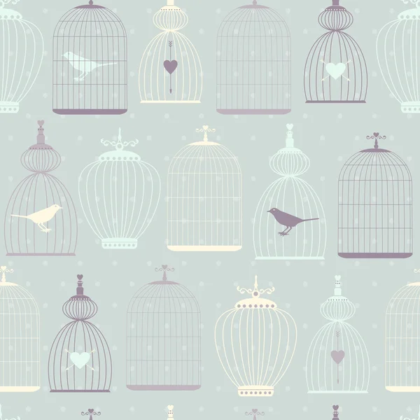 Cages Seamless pattern — Stock Vector