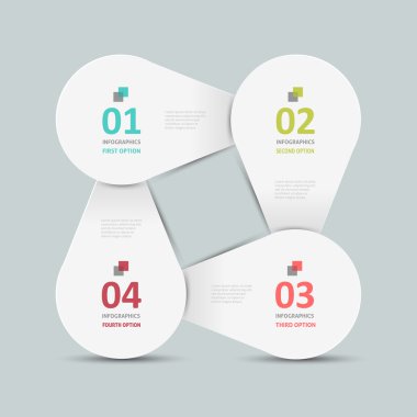 Modern infographics şablonu.