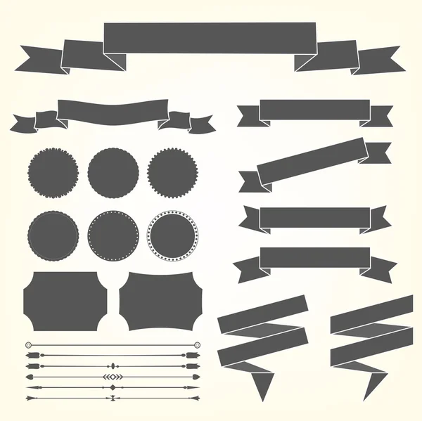 Vector set of design elements — Stock Vector