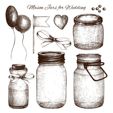 Download Floral Mason Jar Free Vector Eps Cdr Ai Svg Vector Illustration Graphic Art