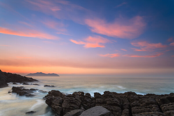 Amazing seascape sunset