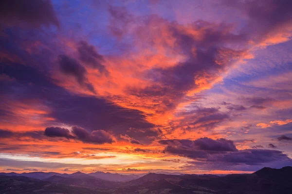 Zonsopgang landschap Stockfoto