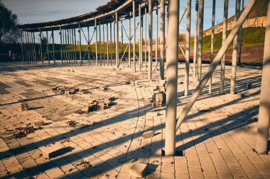 Kamu parkı yapım aşamasında