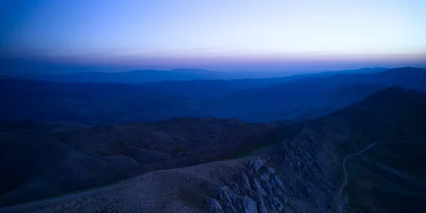 Sunrise Nemrut Dagi National Park Scenic View Sunrise Mountainside Adiyaman — Stockfoto