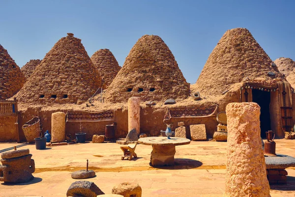 Traditional Mud Brick Made Beehive Houses Harran Major Ancient City — Stock Photo, Image