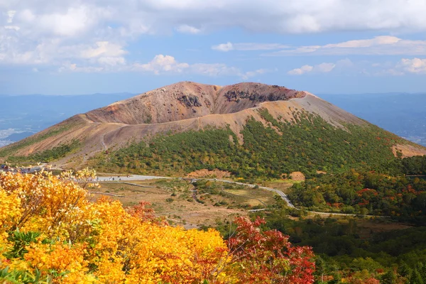 Mt. Azumakofuji színezett ősz — Stock Fotó