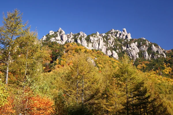 Autumn crag mountain — Stock Photo, Image