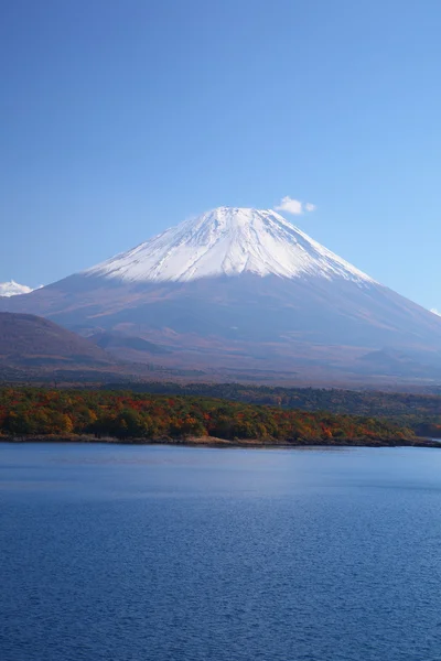 Mt. Fuji та озеро Мотосу — стокове фото