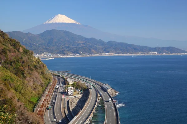 Mt. Fuji and Expressway — Stock Photo, Image