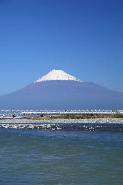 Mt. Fuji та Сінкансен — стокове фото